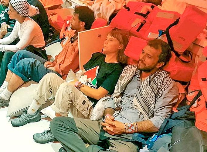 Součástí gazanské humanitární flotily je i švédská aktivistka Greta Thunbergová.