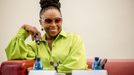 Chimamanda Ngozi Adichieová na nedělní besedě.