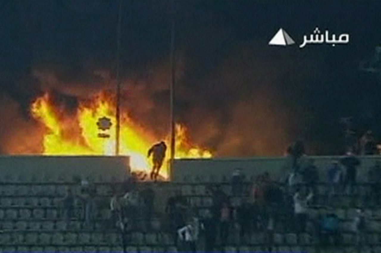 Střety po fotbalovém zápasu v Egyptě
