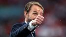 Gareth Southgate ve finále ME 2020 Itálie - Anglie