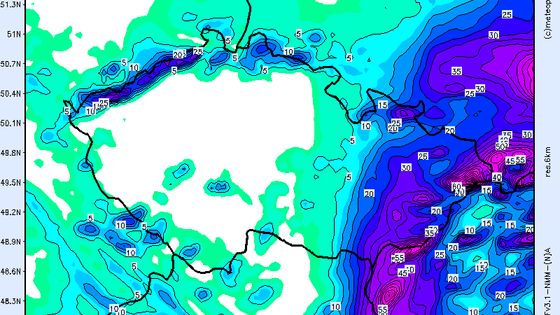 Jak šel déšť v předpovědích meteorologů