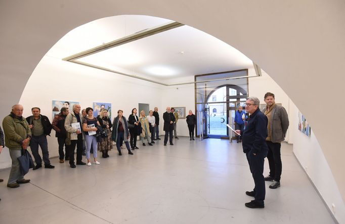 Snímek z výstavy děl Helgiho Fridjónssona.