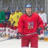 Trénink české reprezentace před MS v hokeji 2016