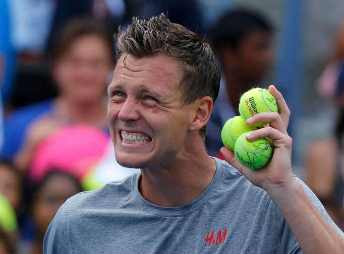 Tomáš Berdych na tenisovém US Open