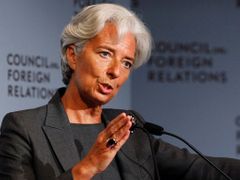 Christine Lagardeová, šéfka MMF, Francie