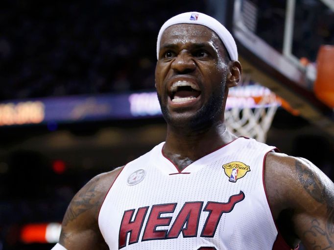 Basketbal, finále NBA Miami - San Antonio: LeBron James