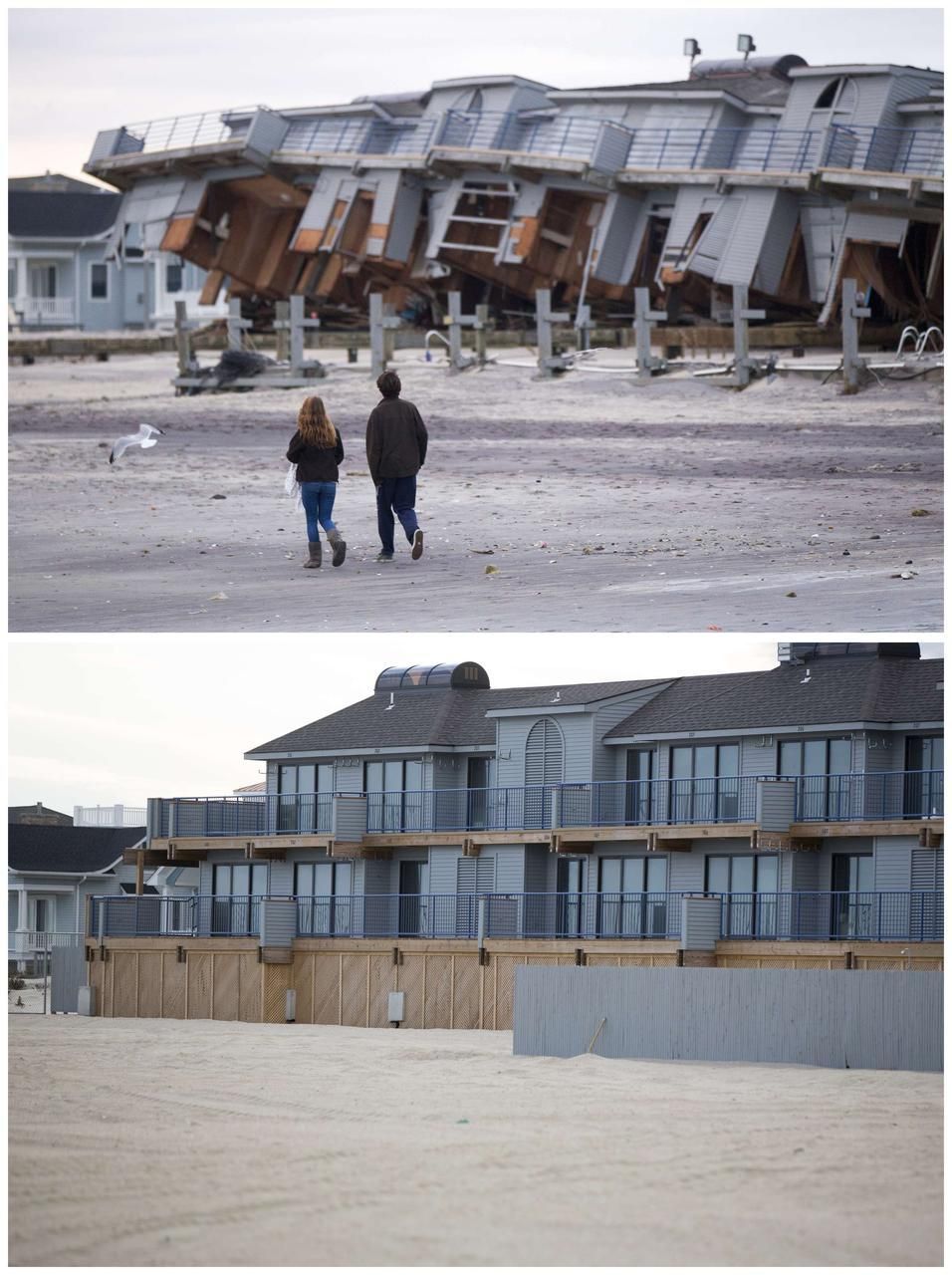 USA - superbouře - Sandy - rok poté - New Jersey