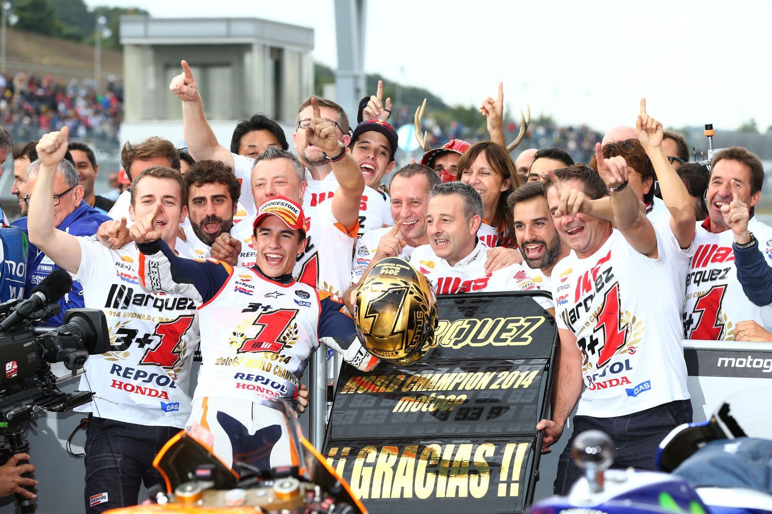 MotoGP, VC Japonska 20014: Marc Marquez slaví titul