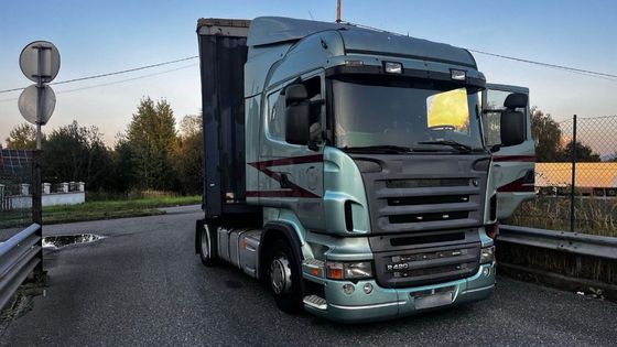 Policie, kamion, Moravskoslezský kraj, řidič, nákladní vůz, krimi