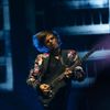 Lead vocalist Matthew Bellamy of Muse performs at the Coachella Valley Music and Arts Festival in Indio