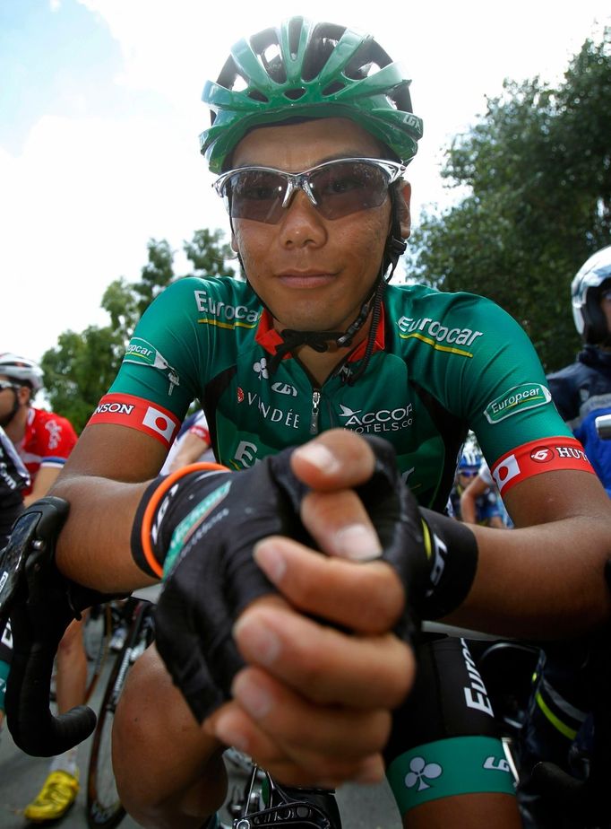 Jukija Araširo v šesté etapě Tour de France 2012.