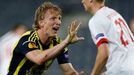 Fotbal Evropská liga, Fenerbahce - Plzeň: Dirk Kuijt