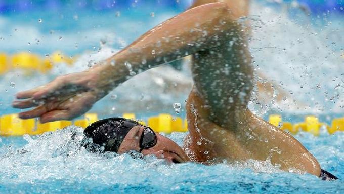 Michael Phelps při kraulařské dvoustovce