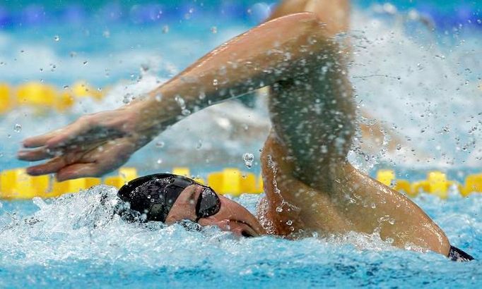 Michael Phelps při kraulařské dvoustovce