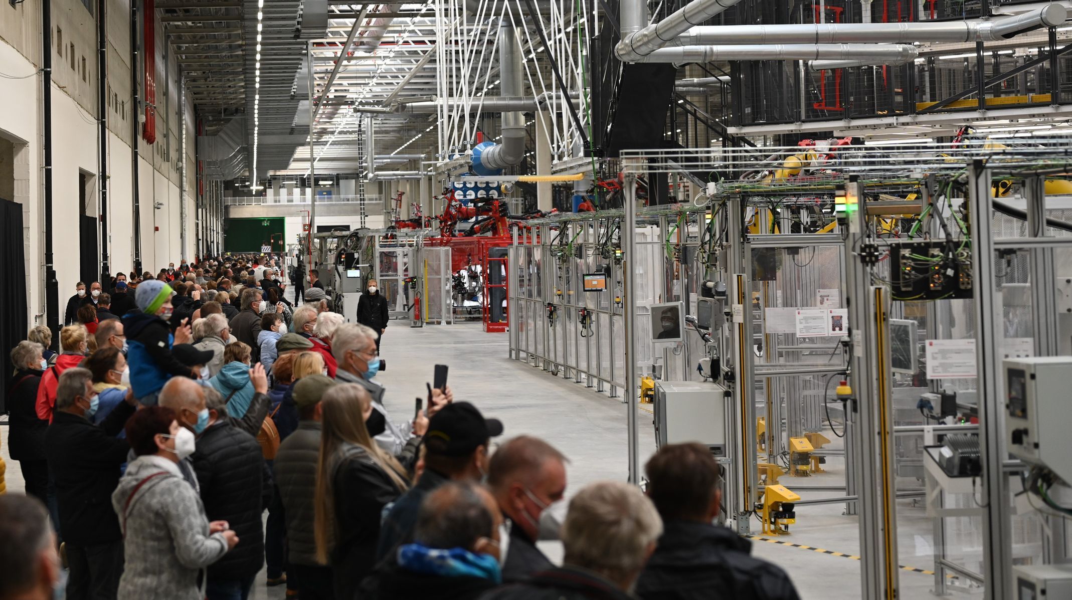 Tesla Gigafactory Berlín Giga Fest říjen 2021