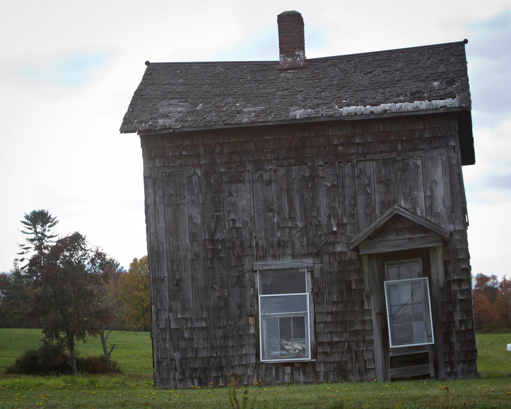 Vybydlená oblast Catskills nedaleko New Yorku