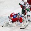 Hokej, KHL, Lev Praha - Kazaň: Petri Vehanen (35) - Alexej Těreščenko (27)