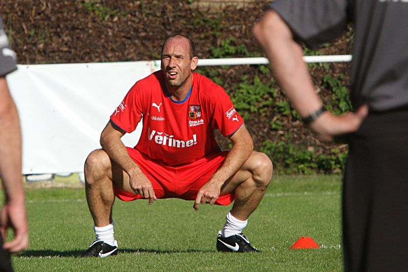 Trénink fotbalové reprezentace