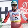 Otmar Striedinger v cíli sjezdu mužů na MS v alpském lyžování 2023