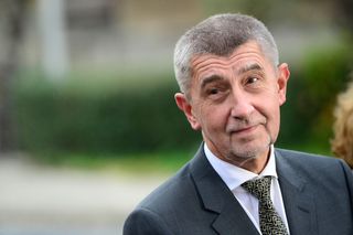 Andrej Babiš při návštěvě Lán v říjnu 2017.