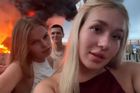 "Skandál!" Video z hořícího Soči pobouřilo úřady, mladí Rusové dopadli neslavně