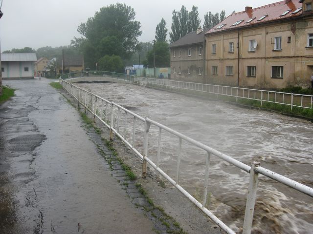Povodně srpen 2010 - Česká Kamenice