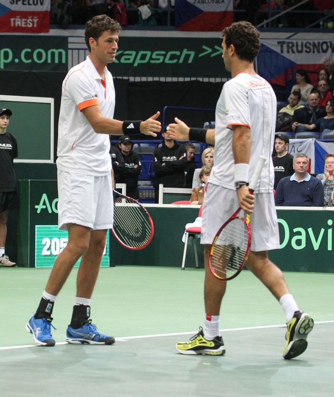 Česko- Nizozemsko, čtyřhra: Robin Haase a Jean-Julien Rojer