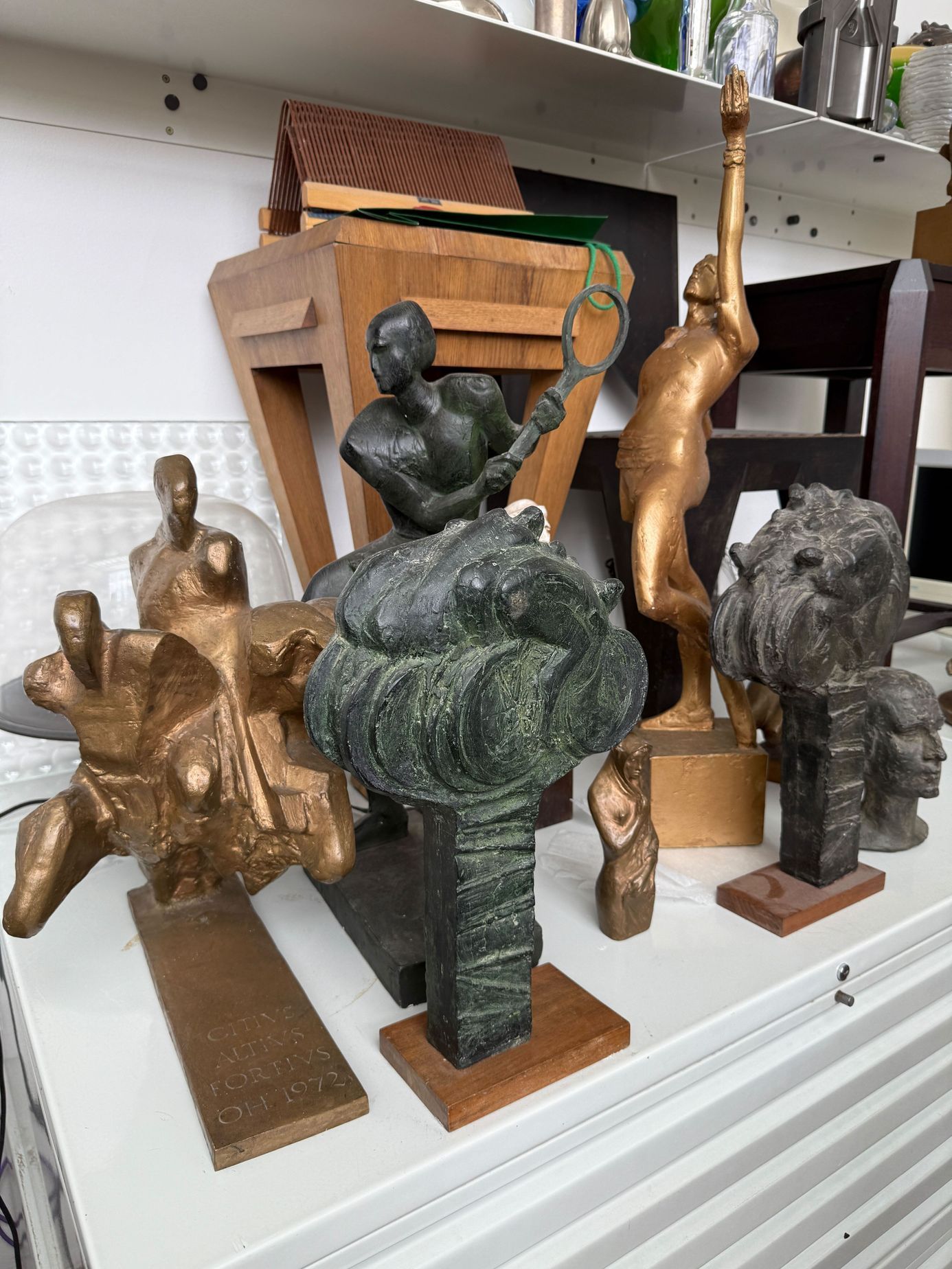 ateliér, sochy, Sochařský ateliér Jana Laudy, Olgoj Chorchoj