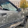 Ohořelé vraky z Ukrajiny instalace Signal Velčovský