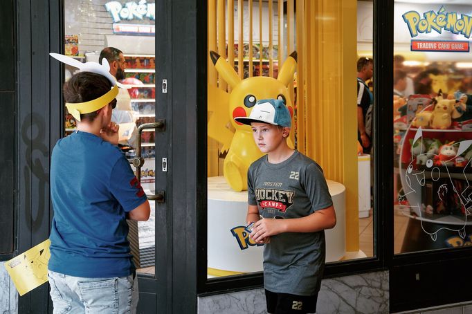 Otevření Pokemon shop in shopu v knihkupectví Luxor na Válavském náměstí v Praze