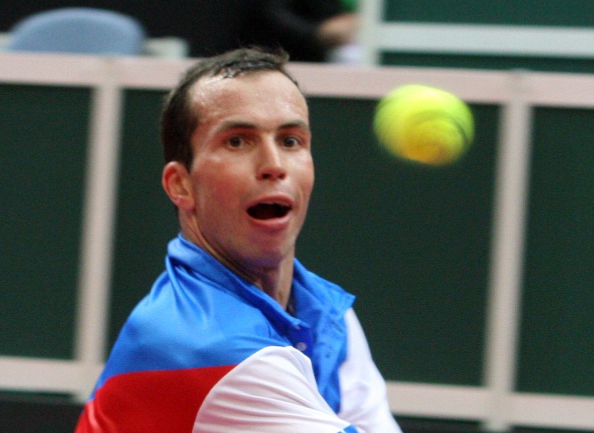 Tenisová exhibice Radek Štěpánek - Pete Sampras