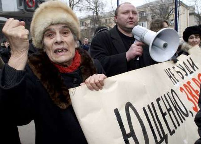 Ukrajina protest Juščenko