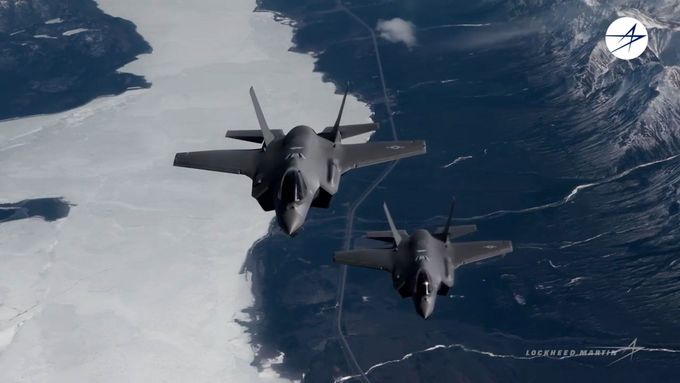 Propagační video amerického bojového letounu F35 od výrobce Lockheed Martin