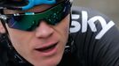 Christopher Froome trénuje na Tour de France 2014