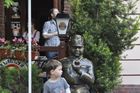 Dobrý voják Švejk se doma dočkal první sochy, stojí v Putimi