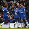 Hazard, Ramires, Oscar, Mata, Lampard v utkání Chelsea - Arsenal
