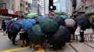 Hongkongské demonstrace po návrhu zákona, který by dal čínské vládě možnost zasáhnout do vnitřní bezpečnosti města.