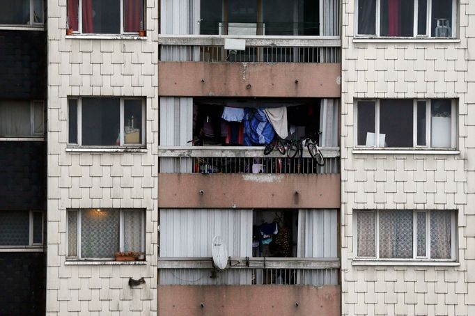 Sídliště v Aulnay-sous-Bois.