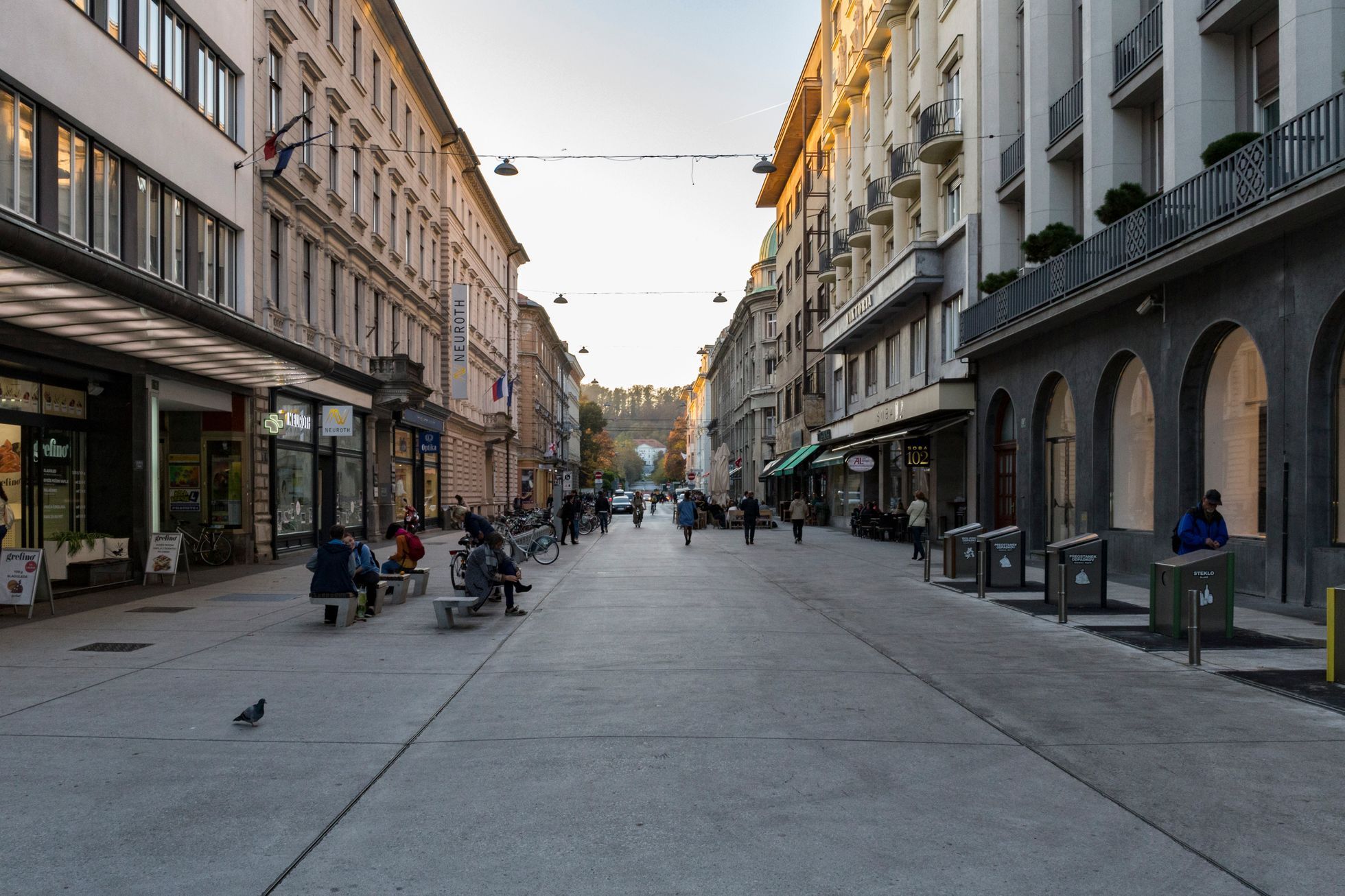 Slovinsko - Ljubljana veřejné prostory