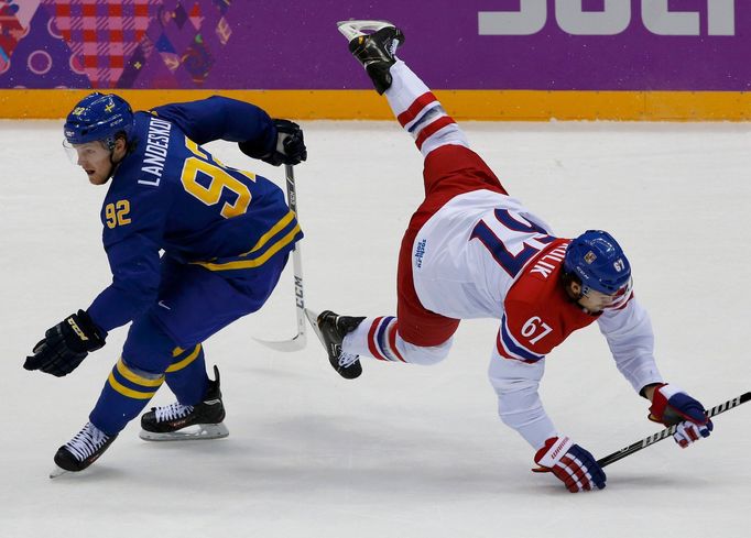 Soči 2014, ČR-Švédsko: Michael Frolík - Gabriel Landeskog (92)