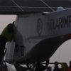 A crew member prepares the Solar Impulse aircraft before take off at Payerne airport May 24, 2012. The Solar Impulse HB-SIA prototype aircraft, which has 12,000 solar cells built into its 64.3 metres (193 feet) wings, attempted its first intercontinental flight from Payerne to Rabat in Morocco with a few days for a technical stop and a change of pilot in Madrid. This flight will act as a final rehearsal for the 2014 round-the-world flight. REUTERS/Denis Balibouse (SWITZERLAND - Tags: TRANSPORT SCIENCE TECHNOLOGY SOCIETY) Published: Kvě. 24, 2012, 8:11 dop.