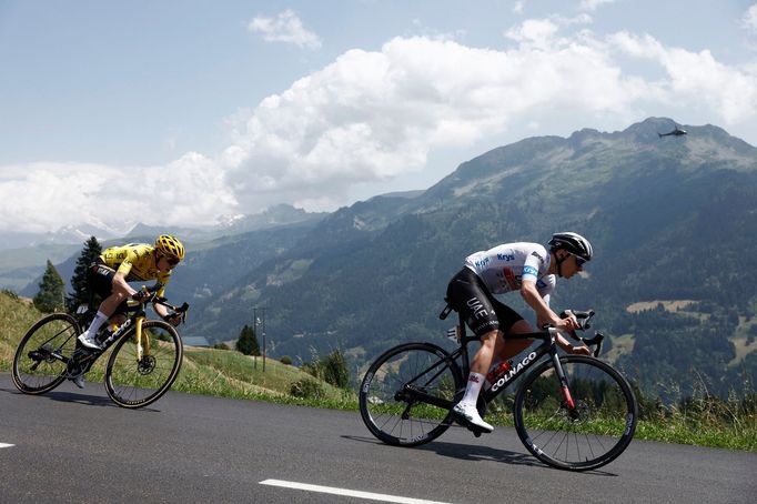 17. etapa Tour de France 2023: Jonas Vingegaard a Tadej Pogačar.