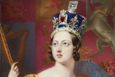 Portrét královny Viktorie v korunovačním rouchu