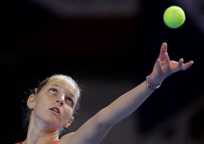 Fed Cu 2016, finále Francie-ČR, 2. den: Karolína Plíšková