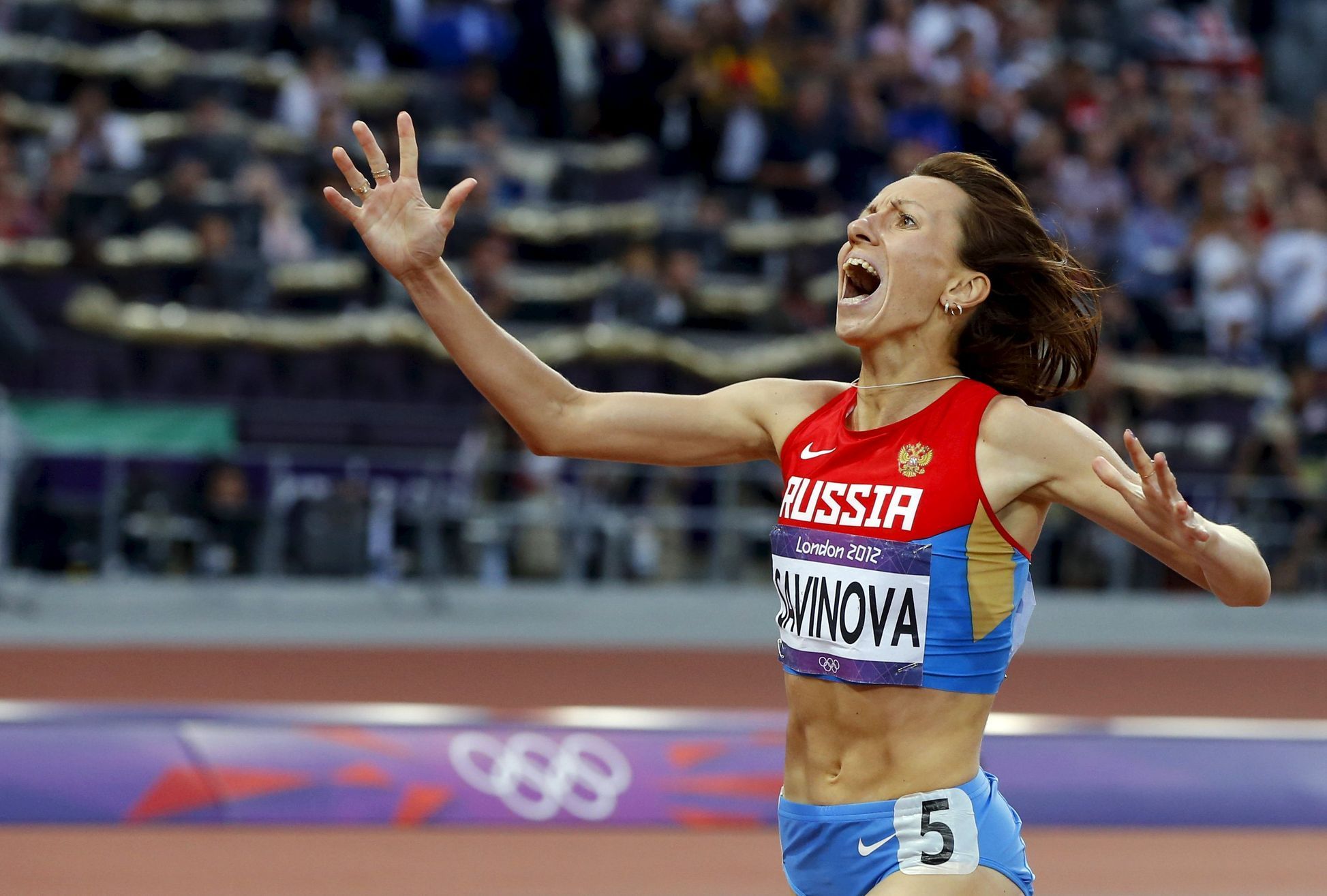 Maria Savinovová na olympiádě 2012