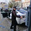 Tesla Model Y městská policie Tábor