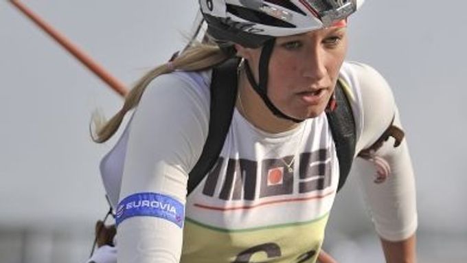 Česká biatlonistka Veronika Zvařičová.