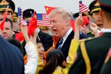Čína přivítala Donalda Trumpa ve velkém.
