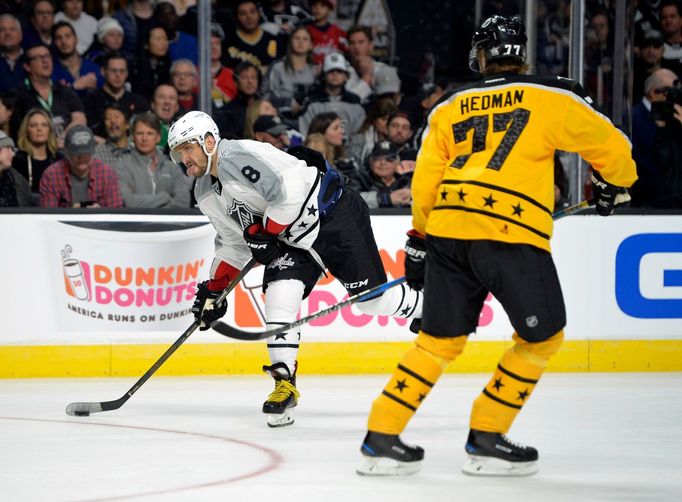 NHL ALL Star Game 2017. Alex Ovečkin a Victor Hedman