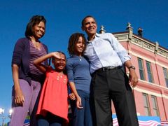 První černošská rodina na cestě do Bílého domu?